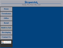 Tablet Screenshot of fitzpatrickproperties.com